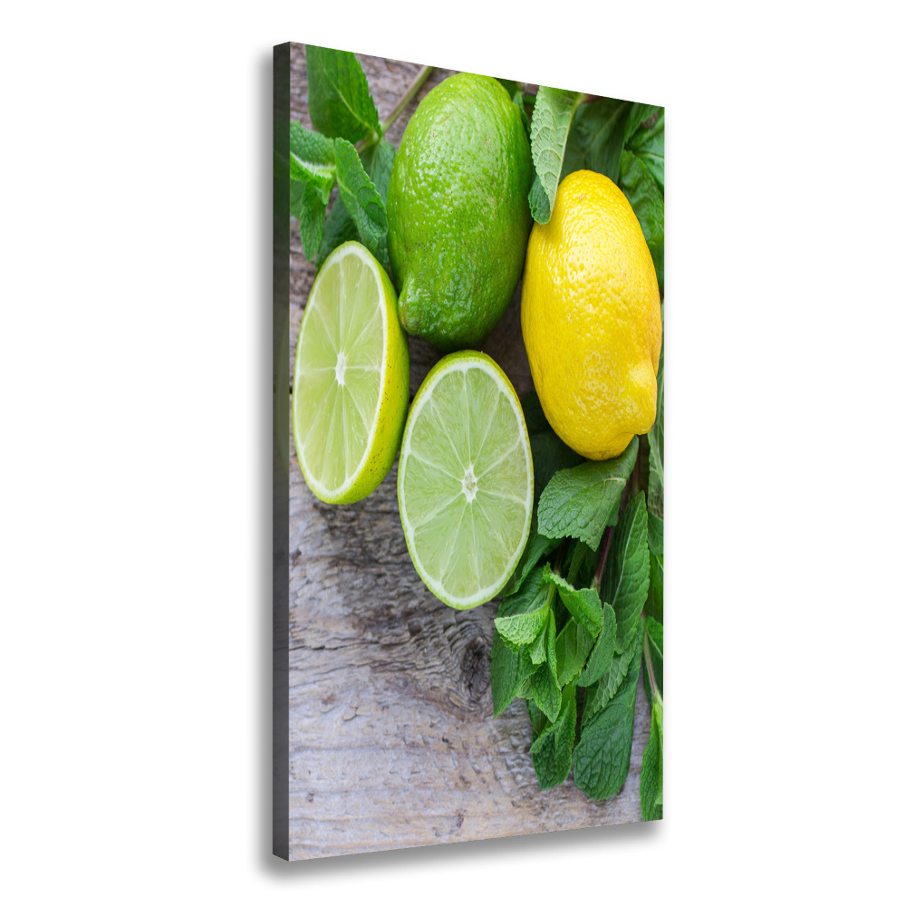 Canvas wall art Lime and lemon