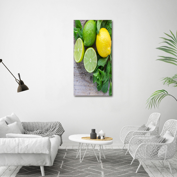 Canvas wall art Lime and lemon