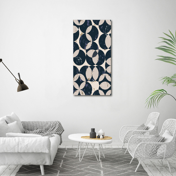 Canvas wall art Geometric background