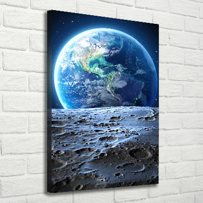 Large canvas wall art Planet Earth