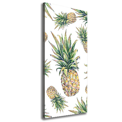 Picture canvas print Pineapple