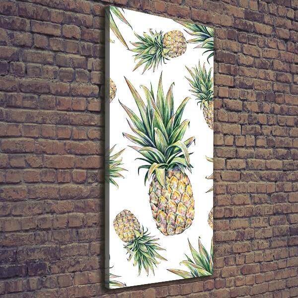 Picture canvas print Pineapple