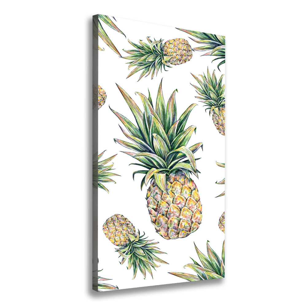 Picture canvas print Pineapple