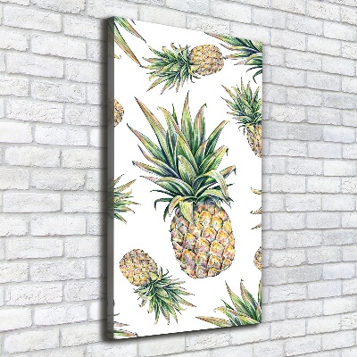 Picture canvas print Pineapple