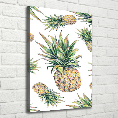 Picture canvas print Pineapple