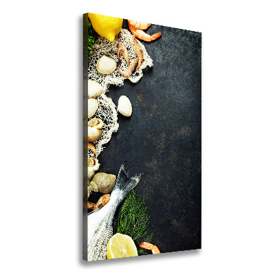 Canvas wall art Seafood