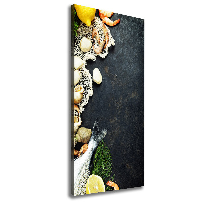 Canvas wall art Seafood