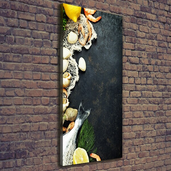 Canvas wall art Seafood