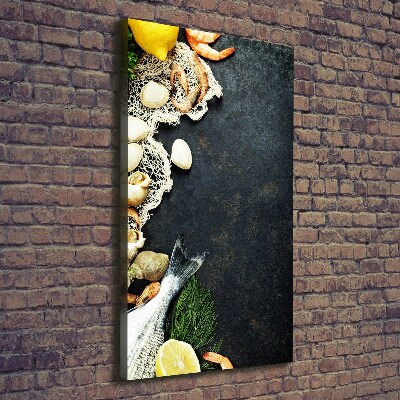 Canvas wall art Seafood