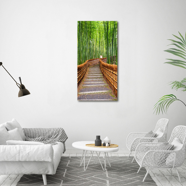 Canvas wall art Bamboo forest