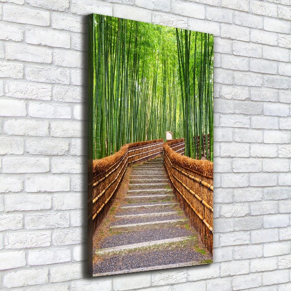 Canvas wall art Bamboo forest