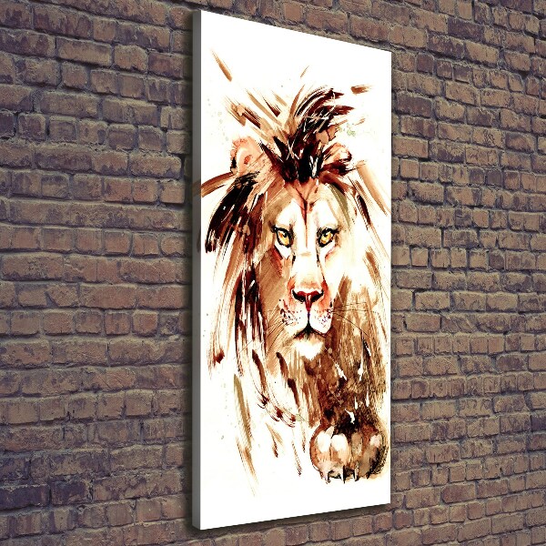 Canvas wall art Lion