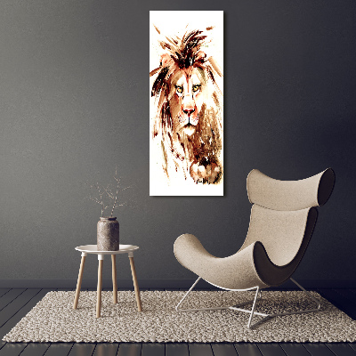 Canvas wall art Lion