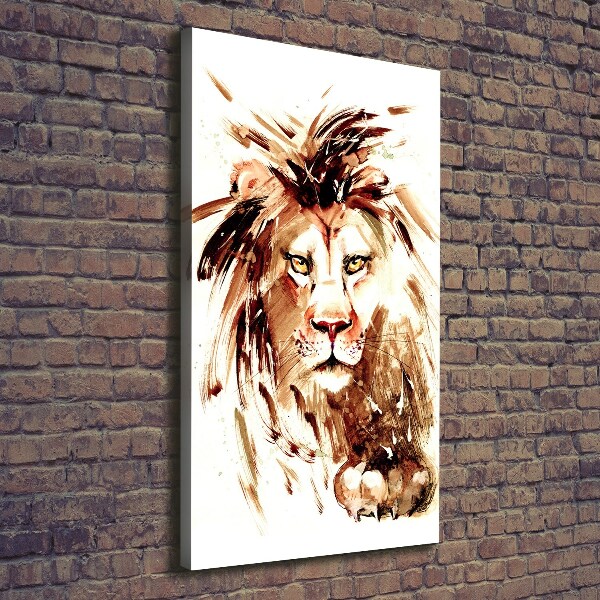 Canvas wall art Lion