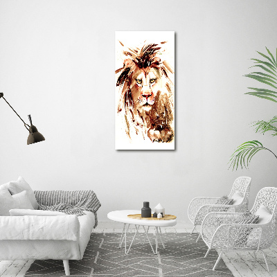 Canvas wall art Lion