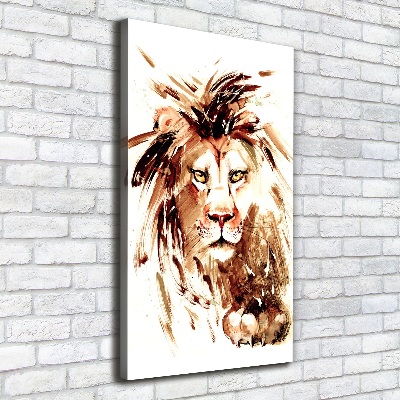 Canvas wall art Lion