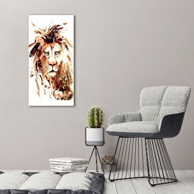 Canvas wall art Lion