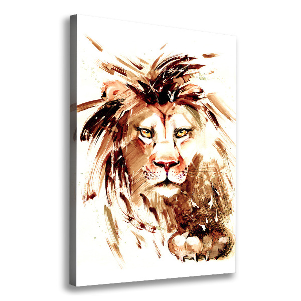 Canvas wall art Lion