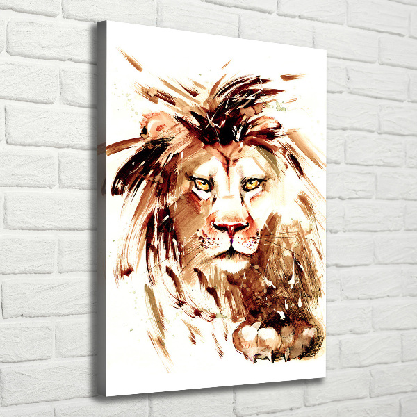 Canvas wall art Lion