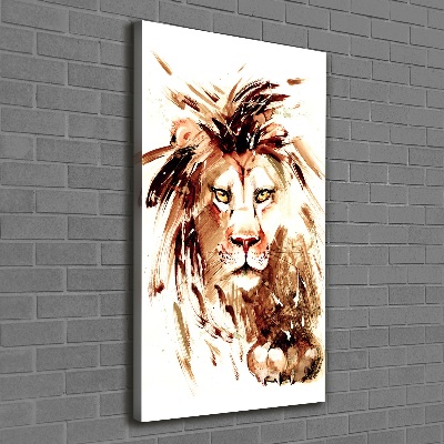 Canvas wall art Lion