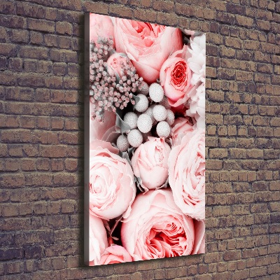 Large canvas wall art Bouquet of flowers