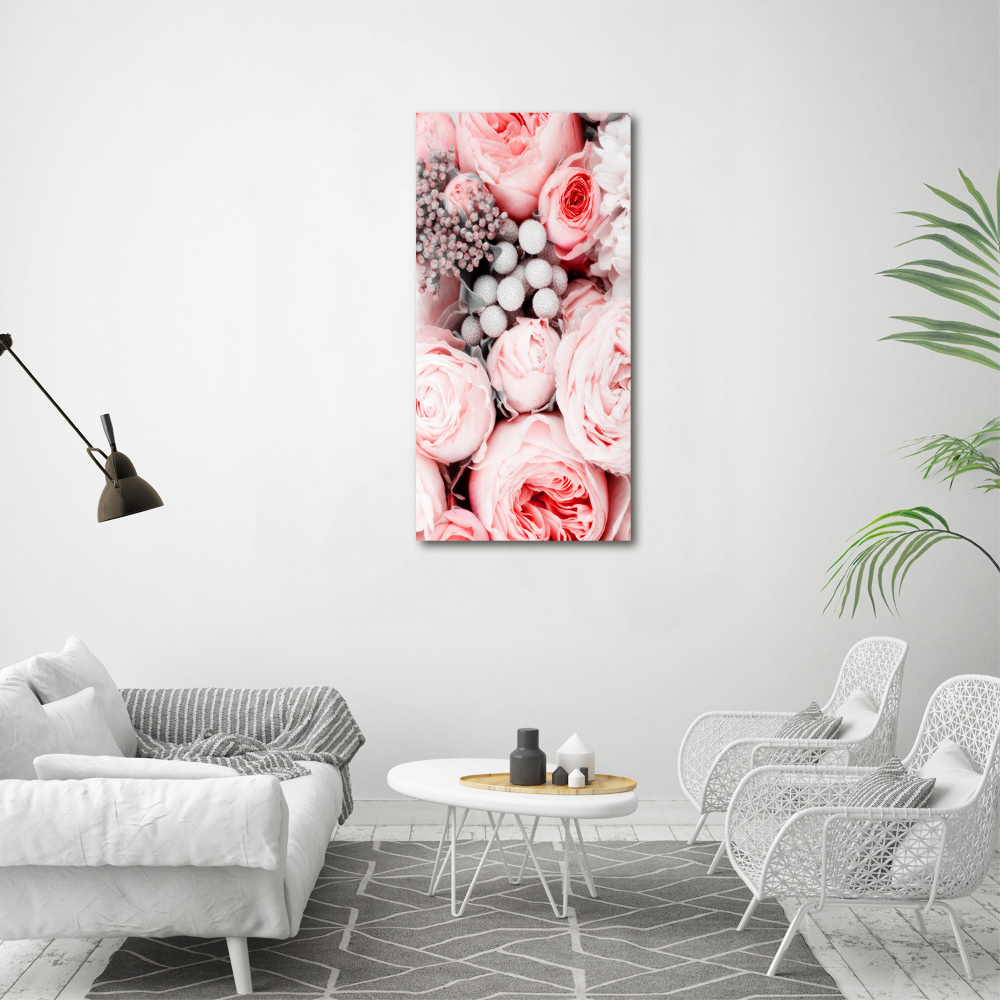 Large canvas wall art Bouquet of flowers