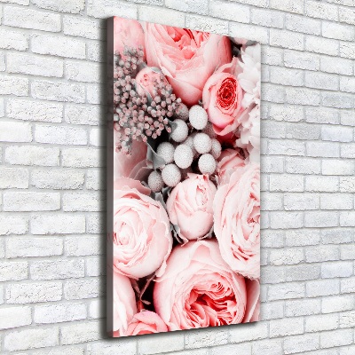 Large canvas wall art Bouquet of flowers