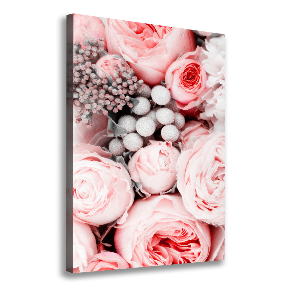 Large canvas wall art Bouquet of flowers