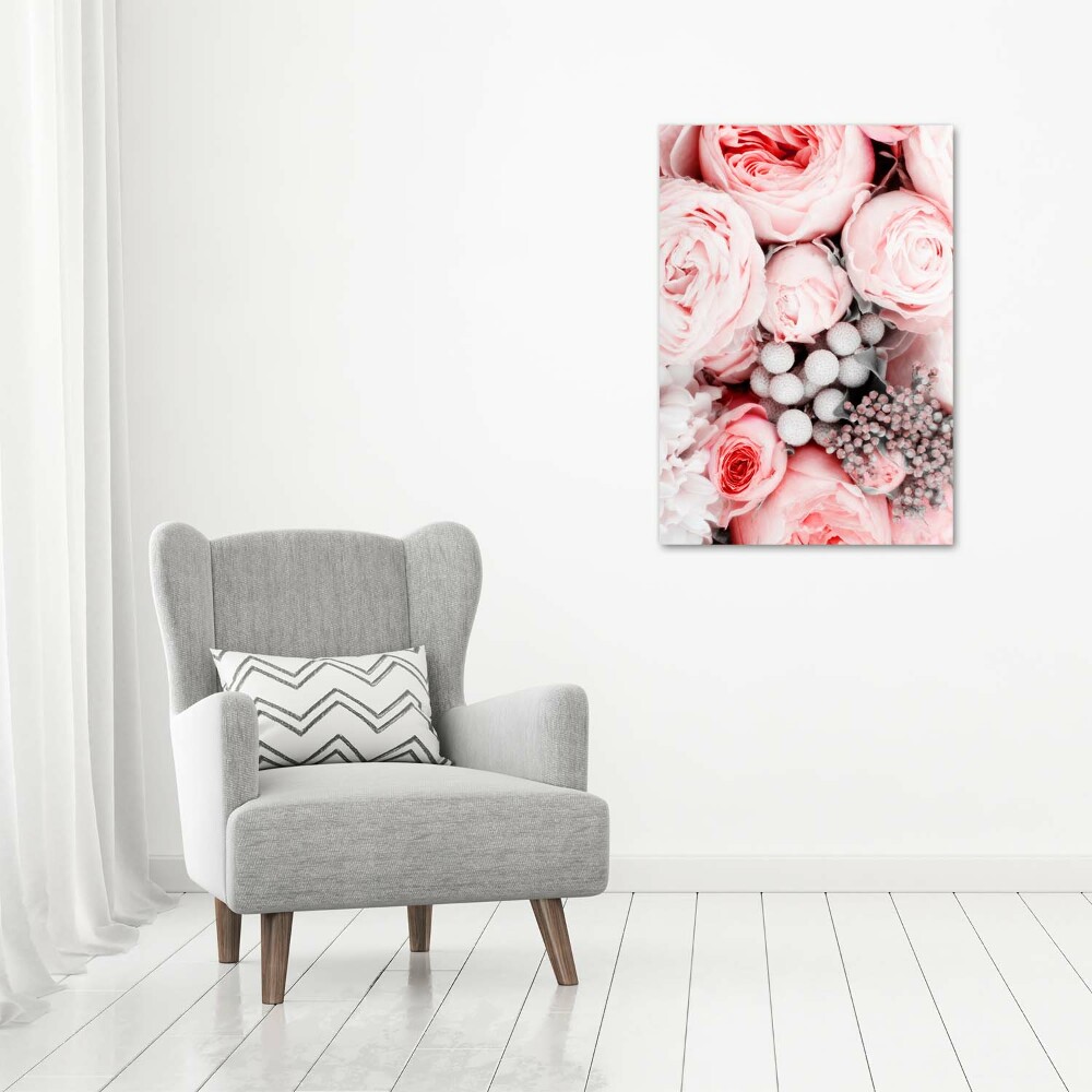 Large canvas wall art Bouquet of flowers