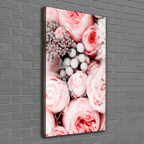 Large canvas wall art Bouquet of flowers