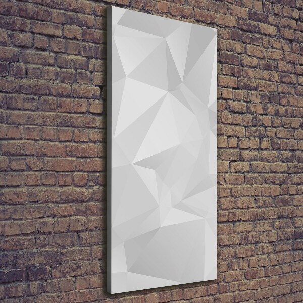 Canvas wall art Abstraction of the triangle