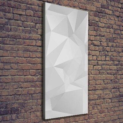 Canvas wall art Abstraction of the triangle