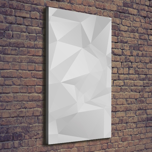 Canvas wall art Abstraction of the triangle