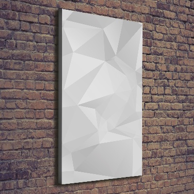 Canvas wall art Abstraction of the triangle