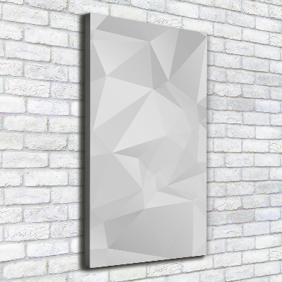 Canvas wall art Abstraction of the triangle