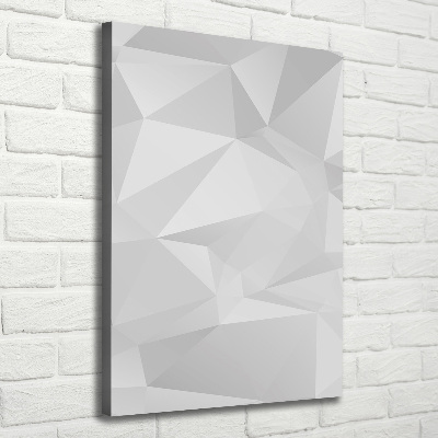 Canvas wall art Abstraction of the triangle