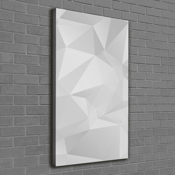 Canvas wall art Abstraction of the triangle