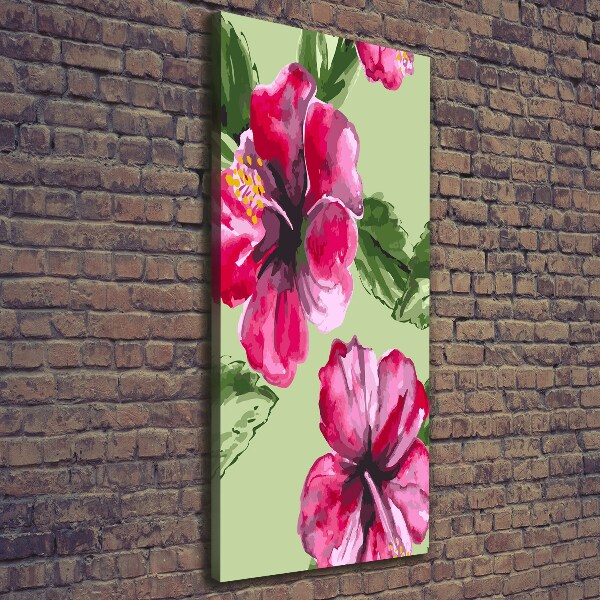 Canvas print Hawaiian flowers