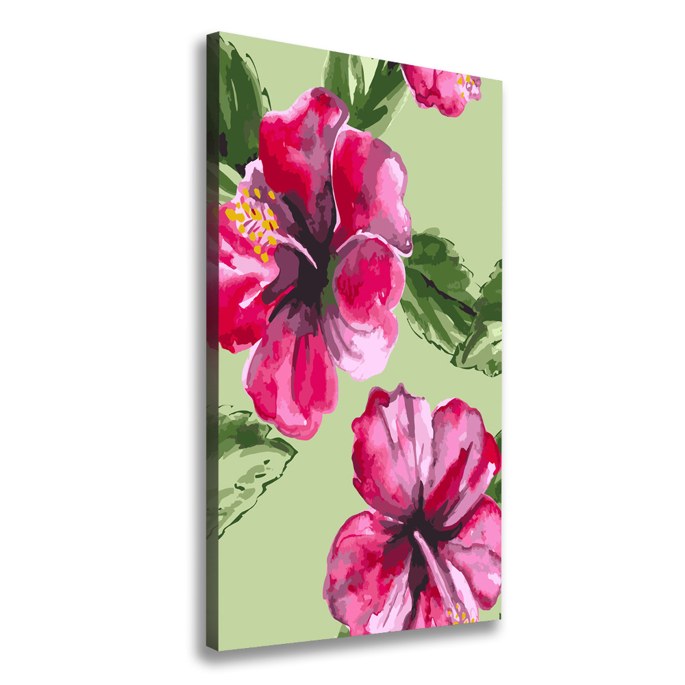 Canvas print Hawaiian flowers