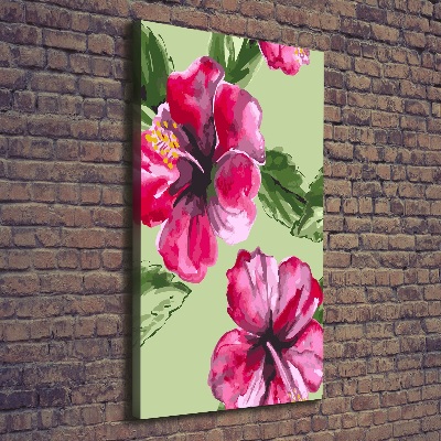 Canvas print Hawaiian flowers