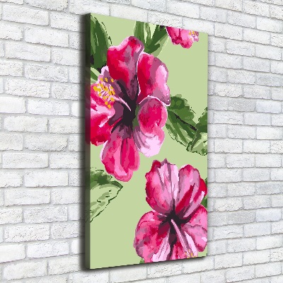 Canvas print Hawaiian flowers