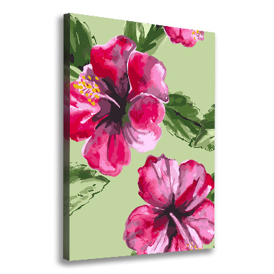 Canvas print Hawaiian flowers