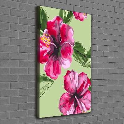 Canvas print Hawaiian flowers