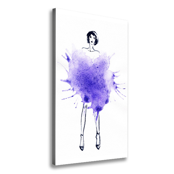 Canvas wall art Fashion illustration