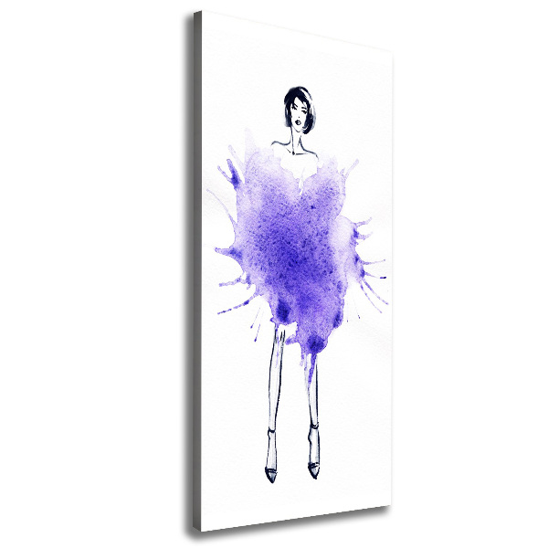 Canvas wall art Fashion illustration