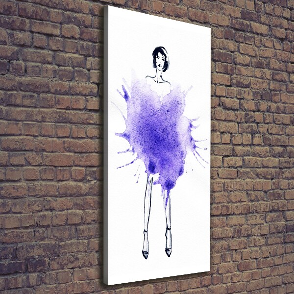 Canvas wall art Fashion illustration