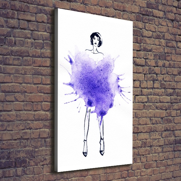 Canvas wall art Fashion illustration