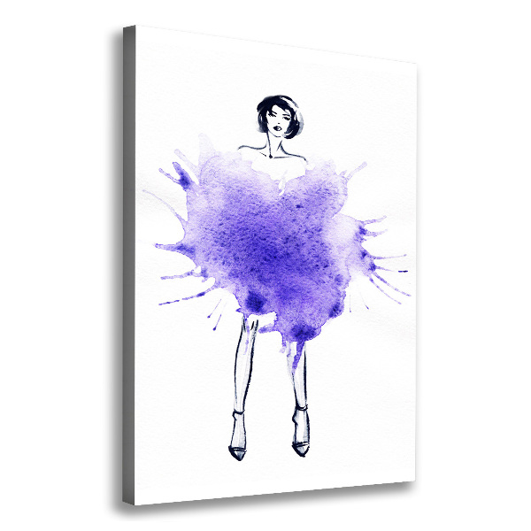 Canvas wall art Fashion illustration