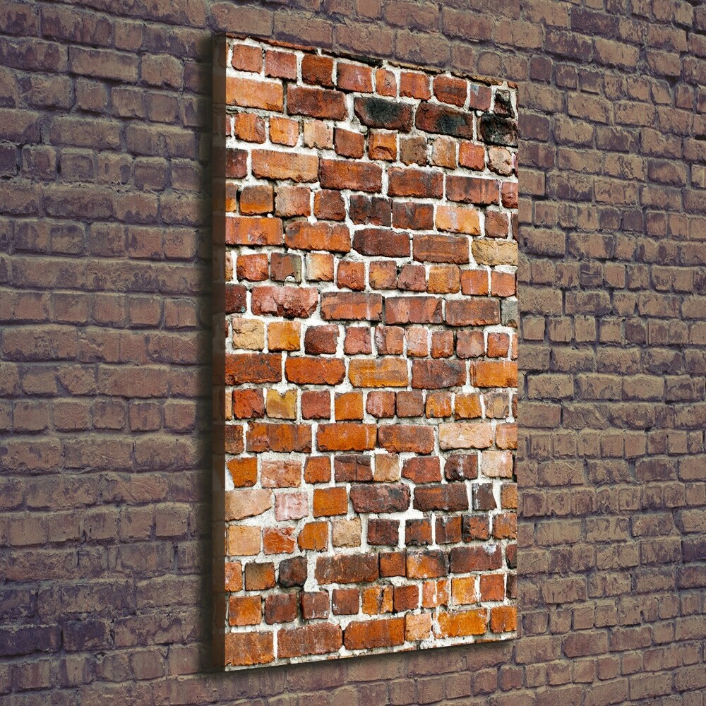 Large canvas wall art Brick wall