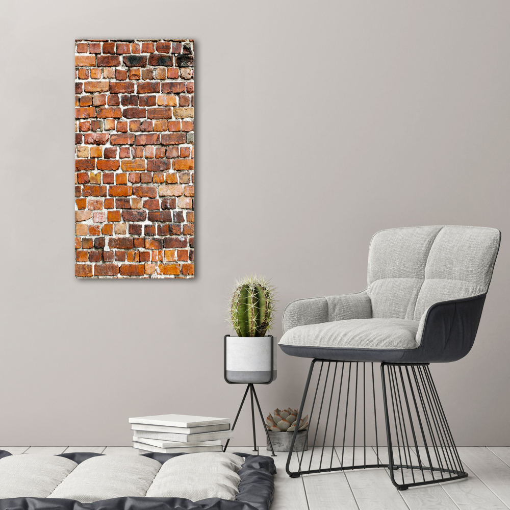 Large canvas wall art Brick wall